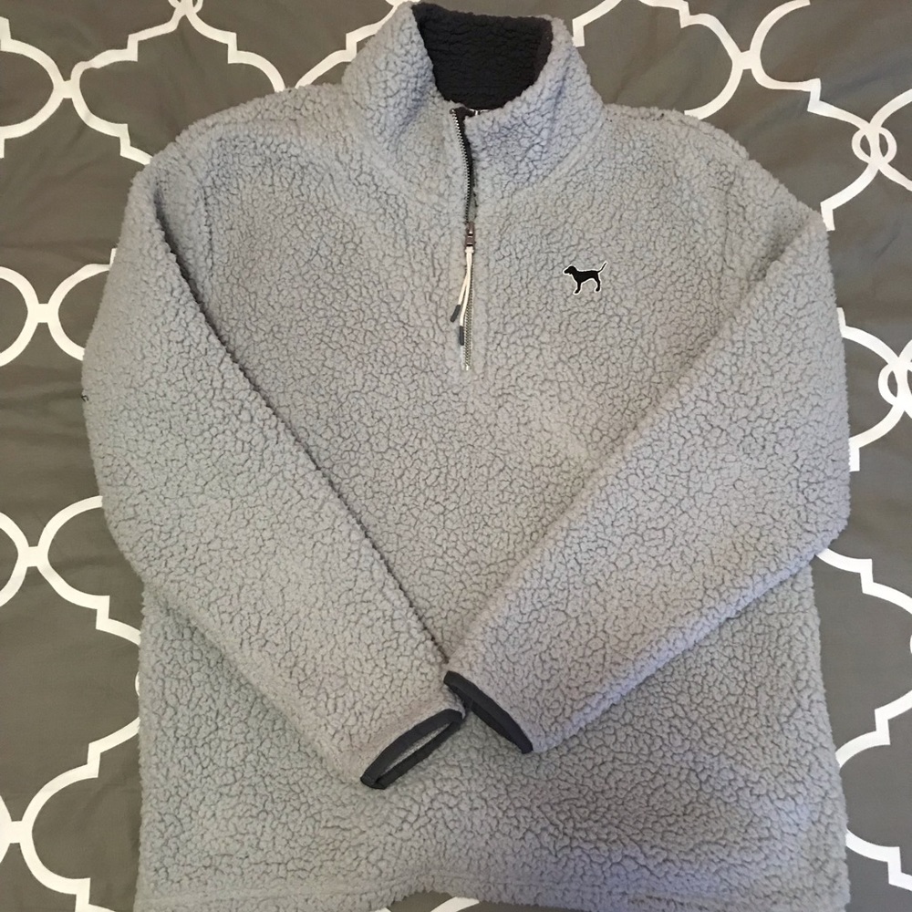 Victoria’s Secret Sherpa Half Zip Sweater